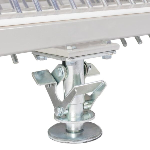 Harp Rack Adjustable Foot Lock Detail
