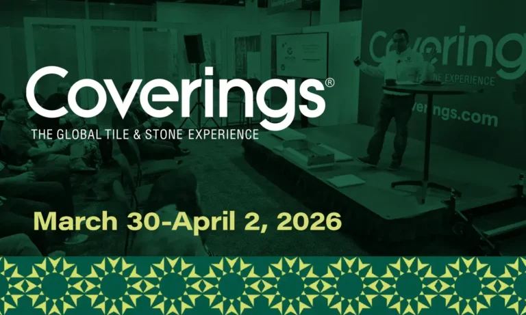 Coverings 2026 - See Groves March 30 - April 2 in Las Vegas, NV